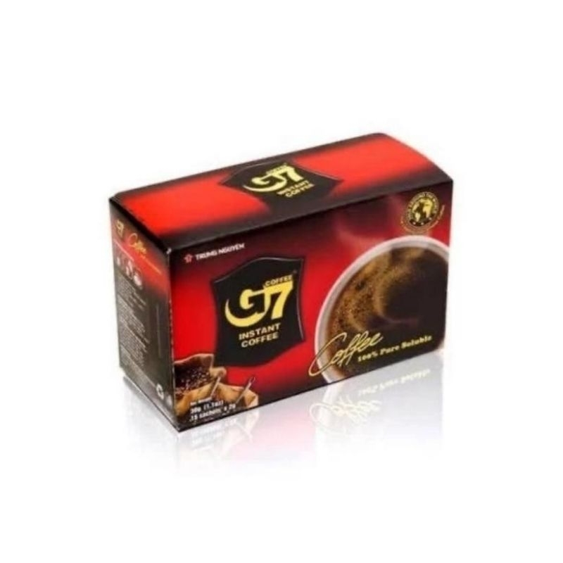 

G7 Coffee Vietnam Trung NguYen Black Coffee Instan Kopi Hitam