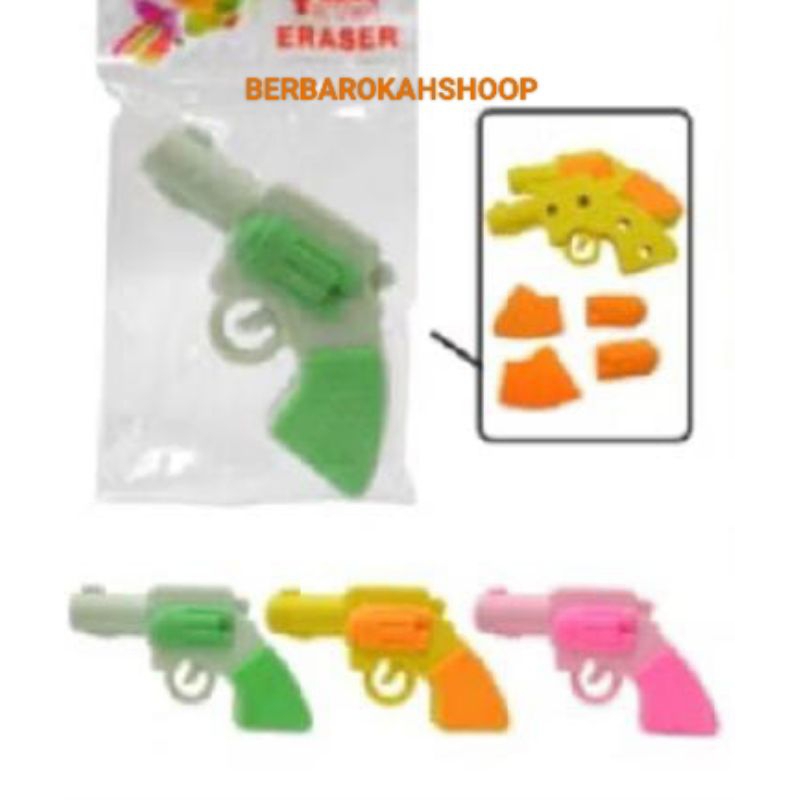 

Berbarokahshop penghapus pensil bentuk pistol