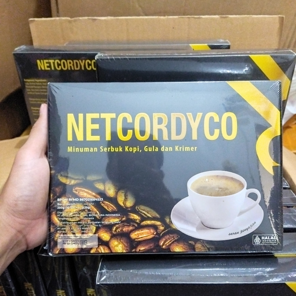 

NETC0RDYC0 / KOPI NET-C0RDYC0 ORIGINAL 1 BOX ISI 10 SACHET