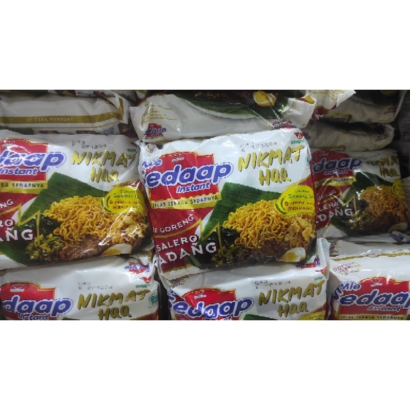 

MIE INSTAN SEDAP RENDANG SALERO