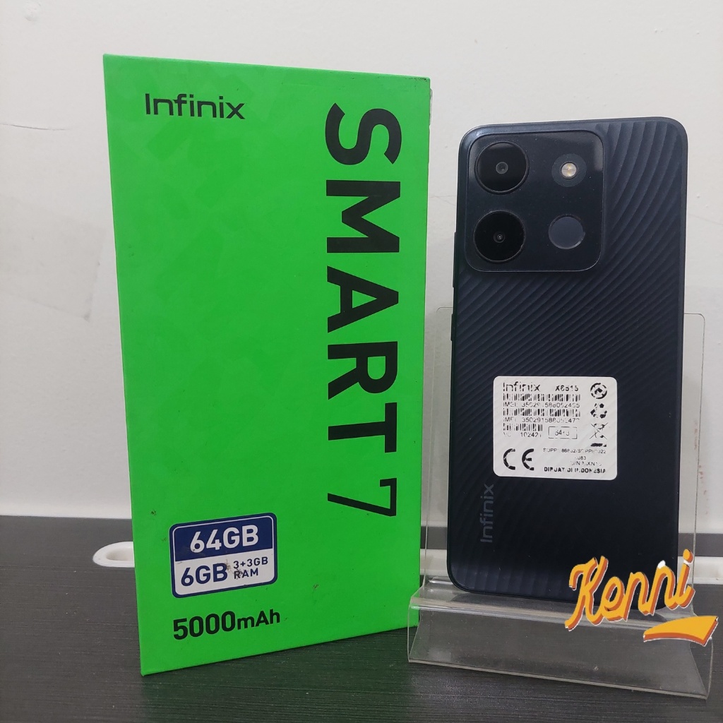 Infinix SMART 7 4/64 3/64 SECOND FULLSET ORIGINAL
