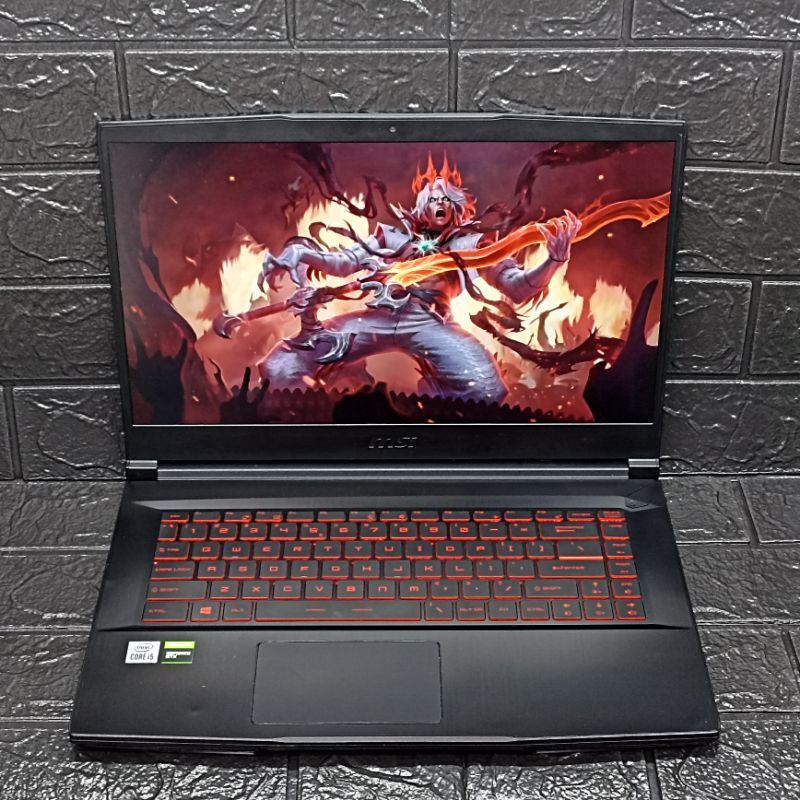 Laptop Gaming MSI GF63 Thin 10SC Intel Core I5-10500H 16/512GB GTX 1650