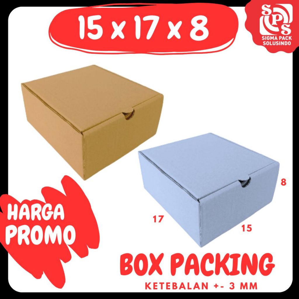 

Kardus 15x17x8 LD Box Packing Minyak Wangi Madu Kosmetik Hampers Kotak Kemasan Box Souvenir Karton Sparepart