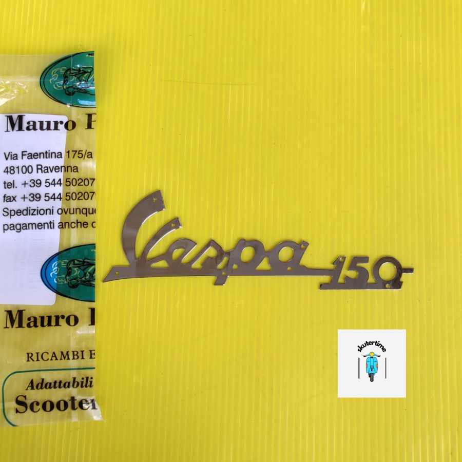 Emblem Vespa 150 Pascoli Italy (Bahan Kuningan ) Untuk Vespa VBB