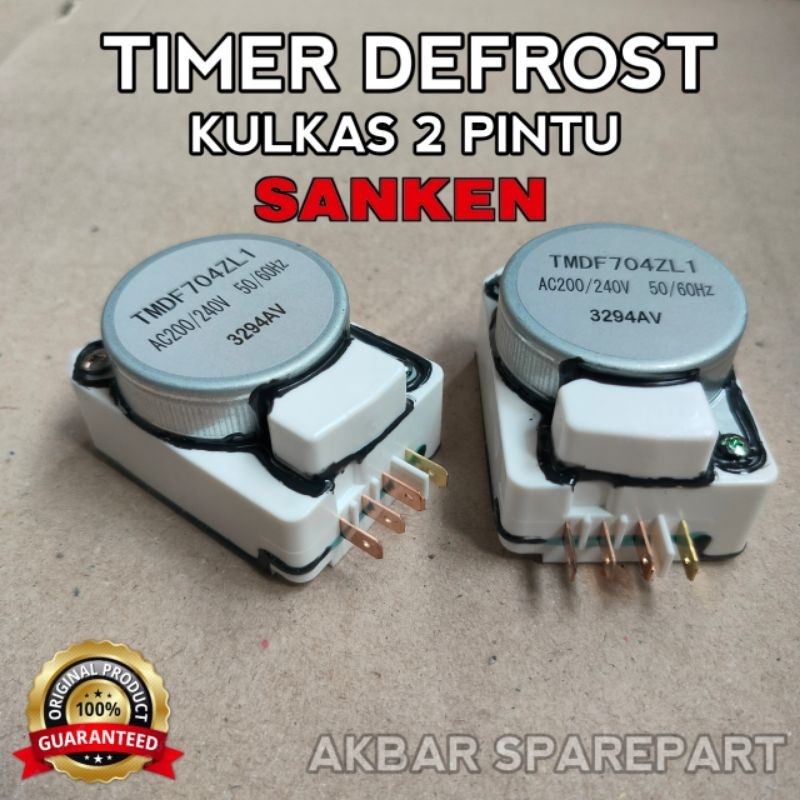 TIMER DEFROST KULKAS 2 PINTU SANKEN ORIGINAL