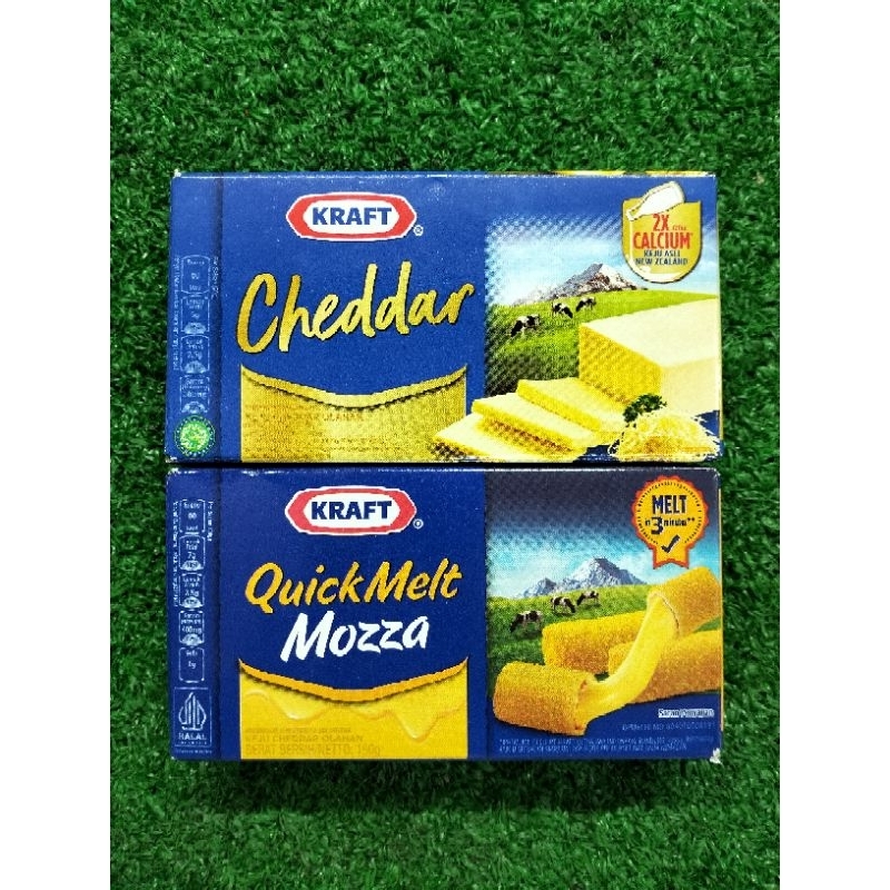 

Kraft Cheese Keju Cheddar Olahan 150gr Lokal HALAL