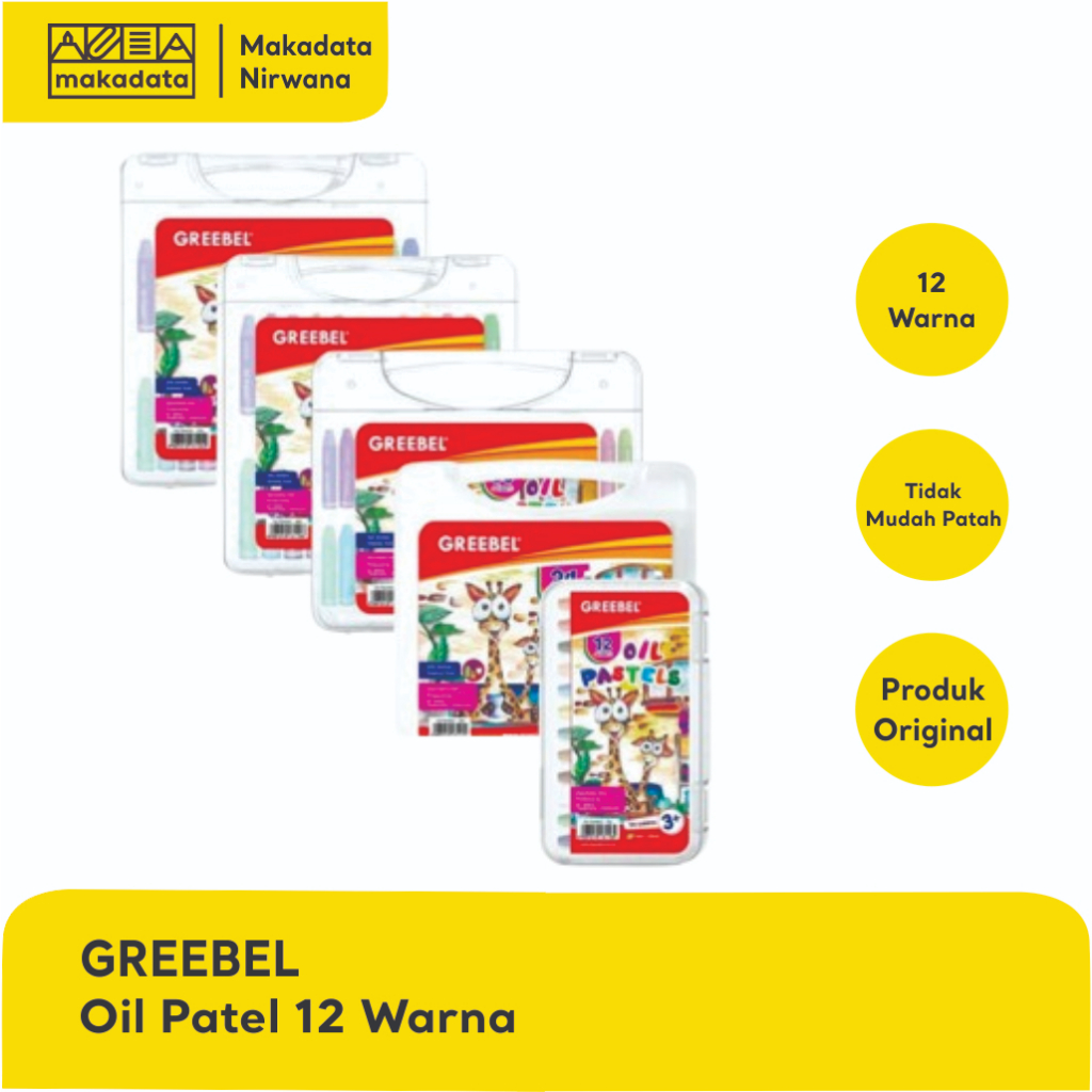 

GREEBEL CRAYON/OIL PASTEL ISI 12 WARNA (1 PCS)