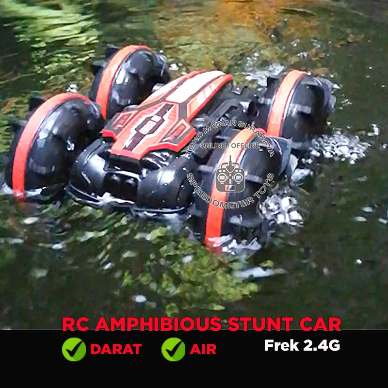 RC Mobil Amphibious Stunt Car | Mainan Anak Remote Control