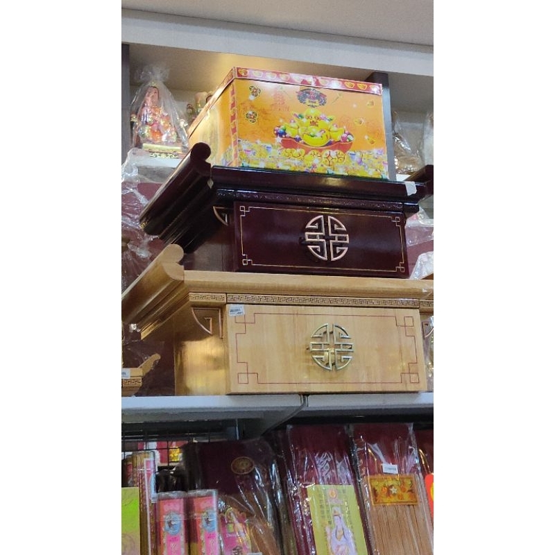 Meja / Altar sembayang Thikong / kong ma / Thi Kong / leluhur rubberwood /solidwood