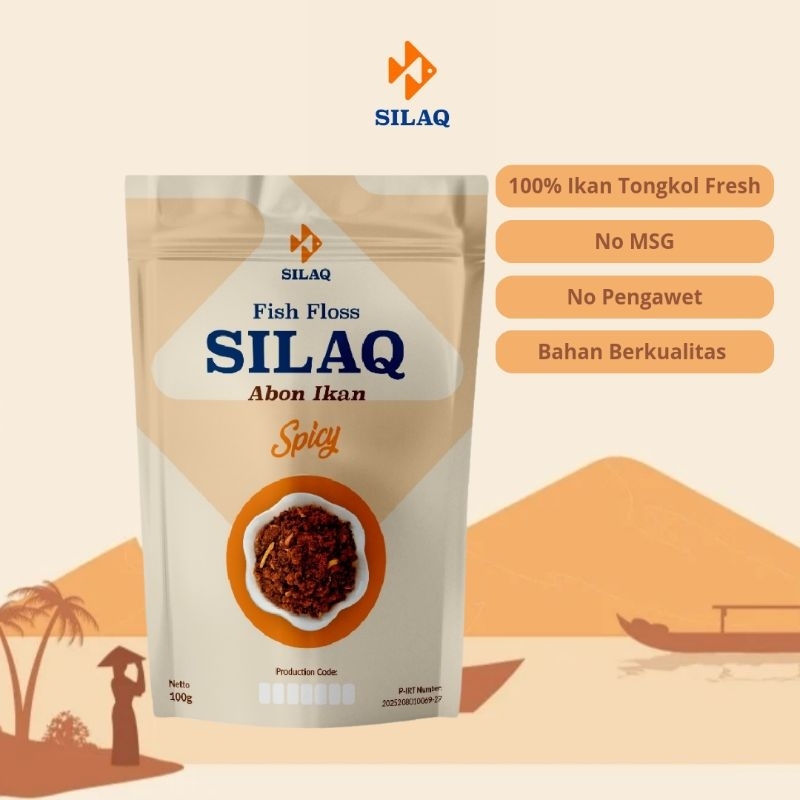 

Silaq Abon Ikan Tongkol Varian Spicy Tanpa Tambahan Pengawet dan No MSG 100% Abon Ikan Tongkol Segar Abon Pedas Abon Spicy Abon SILAQ Food Makanan Cepat Saji