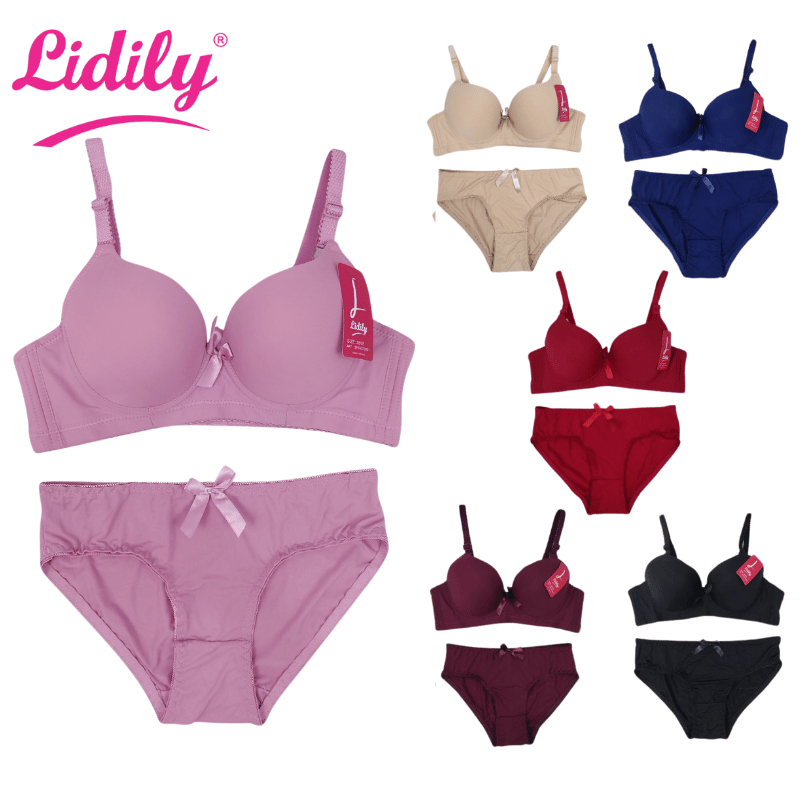 Setelan Bra + Celana Dalam Wanita Lingerie Sexy BH CD | GIFT WEDDING Seserahan BH Set SJQ705S Tali b
