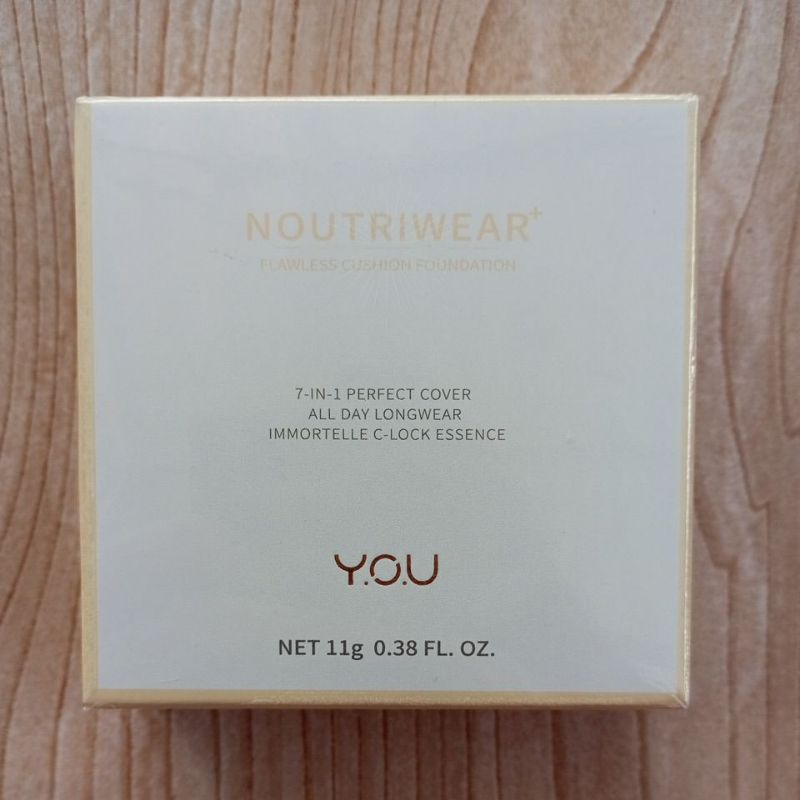 (Exp 02/11/2026) YOU Noutriwear+ Flawless Cushion Foundation velvet Full-size Full Size Fullsize Sha