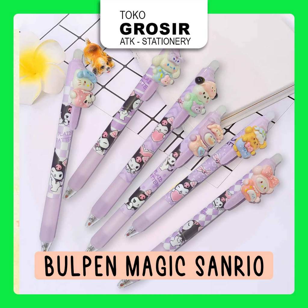 

Magic Gelpen Ajaib Bisa Di Hapus Dengan Motif Karakter Sanrio Lucu Ketebalan 0.5mm - No A206