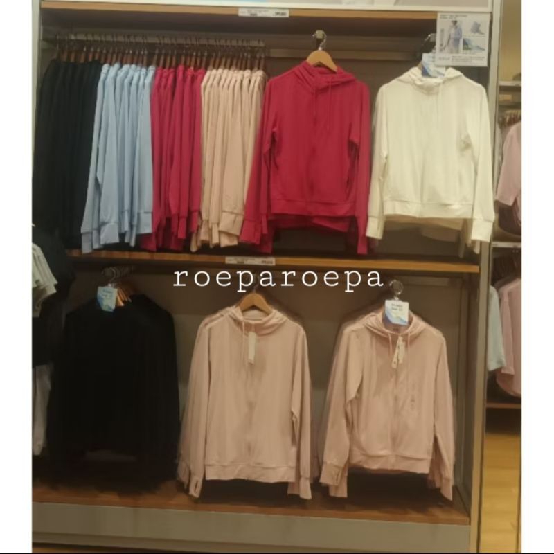 Uniqlo AIRism jaket UV Protection Mesh Full-zip Women