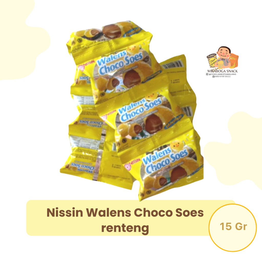 

RENCENG - Nissin Wallens Soes Chocolate / Blueberry renceng pack