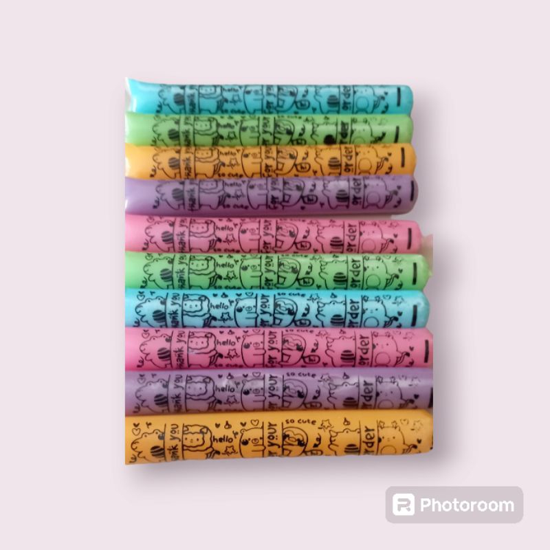 plastik es mambo 3x20 isi (150 pcs) 3x26 (isi 100 pcs)motif karakter lucu