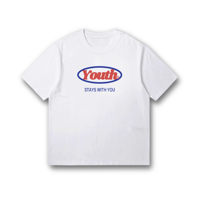 YOUTH White Oversized Tee