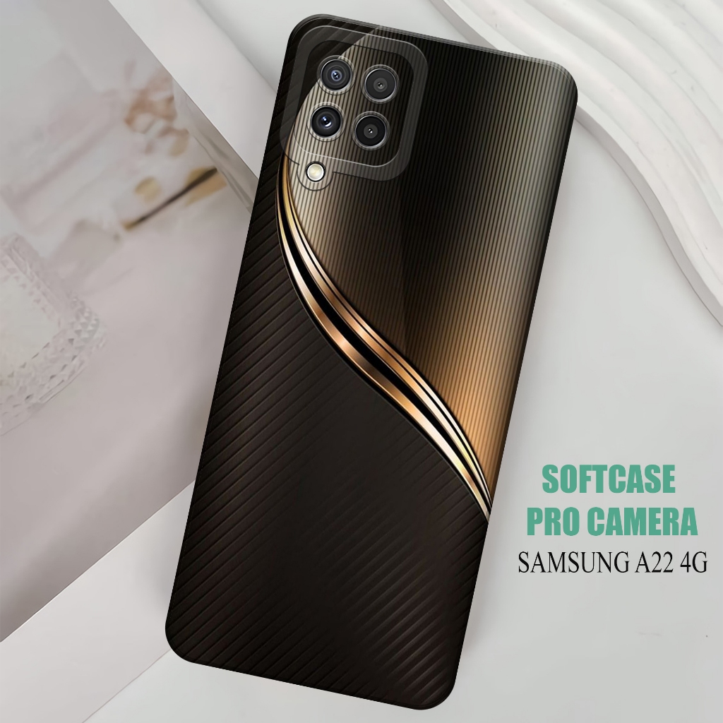 Case SAMSUNG  A22 4G - SAMSUNG  A22 4G  Terbaru - Softcase  SAMSUNG  A22 4G  - Softcase Pro Camera -