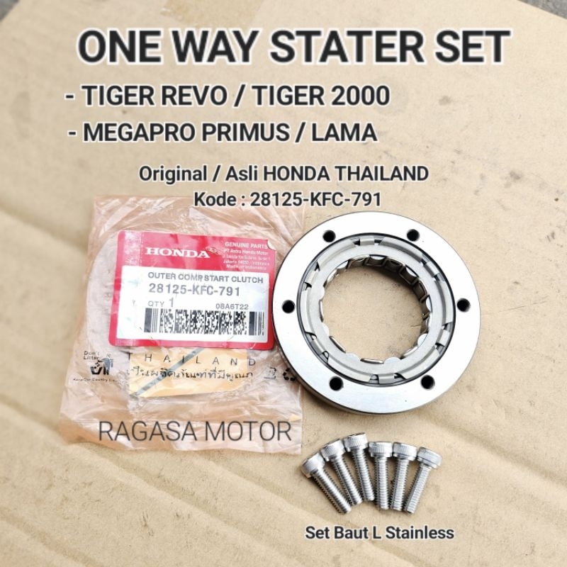 OneWay One Way Komplit Honda TIGER REVO TIGER 2000 MEGAPRO PRIMUS MP Original Honda Thailand  28125-