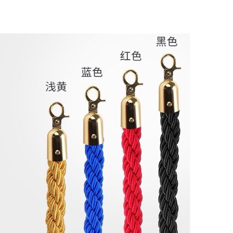 

ATH Tali Tiang Antrian Bludru dan Twisted Ropes Pita Bludru Tali Pembatas