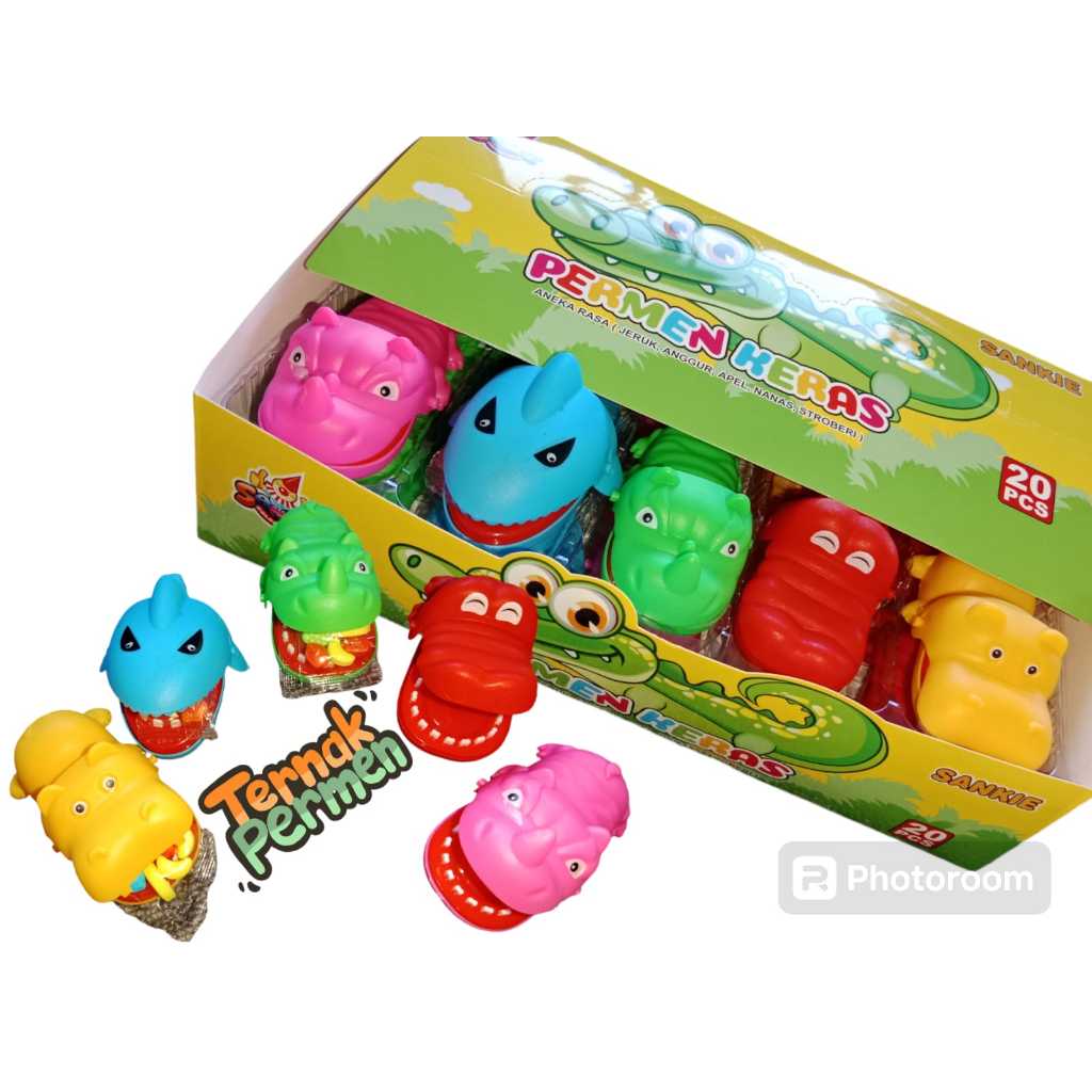 

BUAYA HIPPO PERMEN BOX ISI 20 PCS