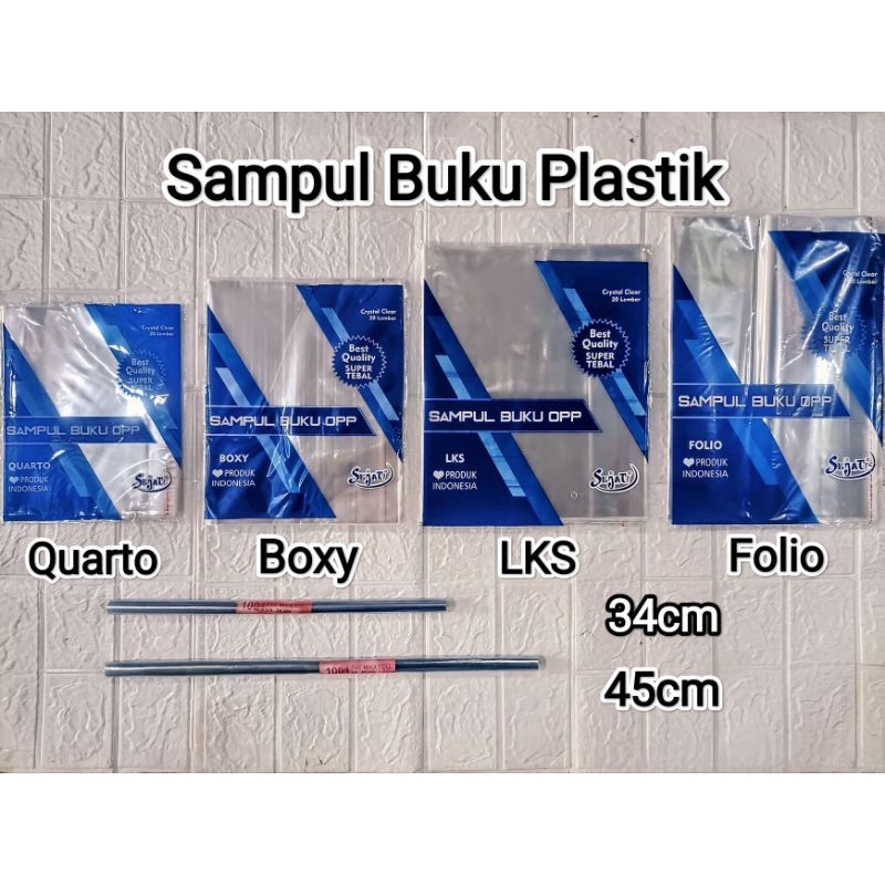 

Sampul Buku Plastik Jadi/Gulungan