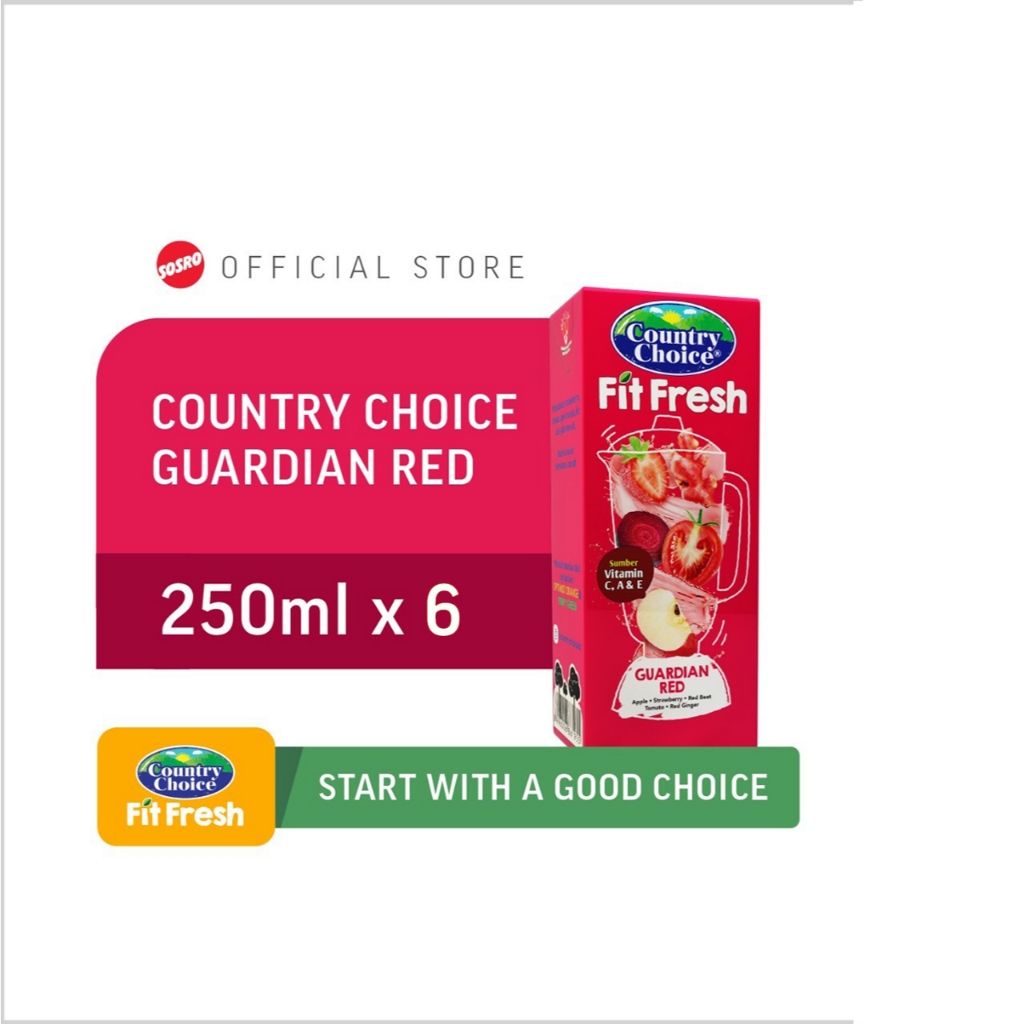 

Country Choice Fit Fresh 250ml isi 6 pcs