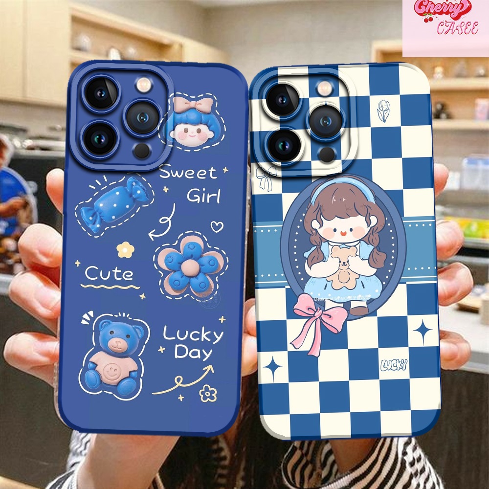 [Cherrycasee}(Untuk semua tipe HP) Case Cute-Terbaru-Case Kartun Lucu tipe hp Samsung Oppo Vivo Ipho