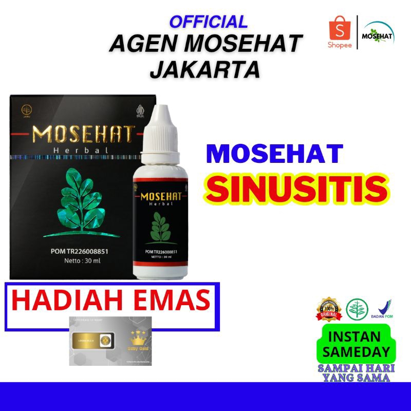 Agen Mosehat Jakarta Obat Sinusitis Filek Menahun Herbal Original Tanpa Efek Samping BPOM
