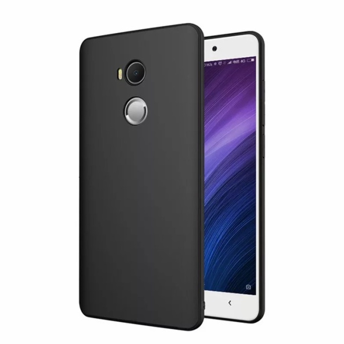 Sale CASE XIAOMI REDMI 4 PRIME SOFT CASE MATTE BLACK DOFF SLIM FIT CASE