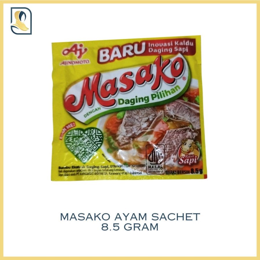 

Masako Sapi sachet berat 8.5 Gram