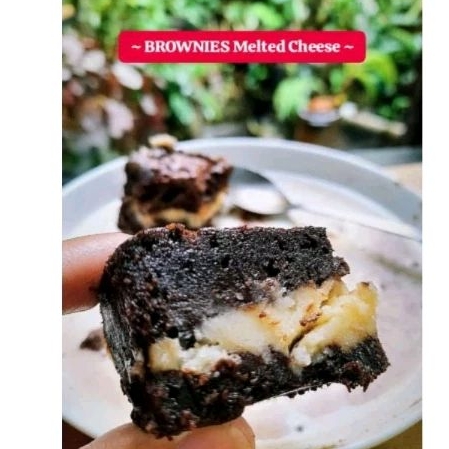 

brownies cheese melted mamii miran