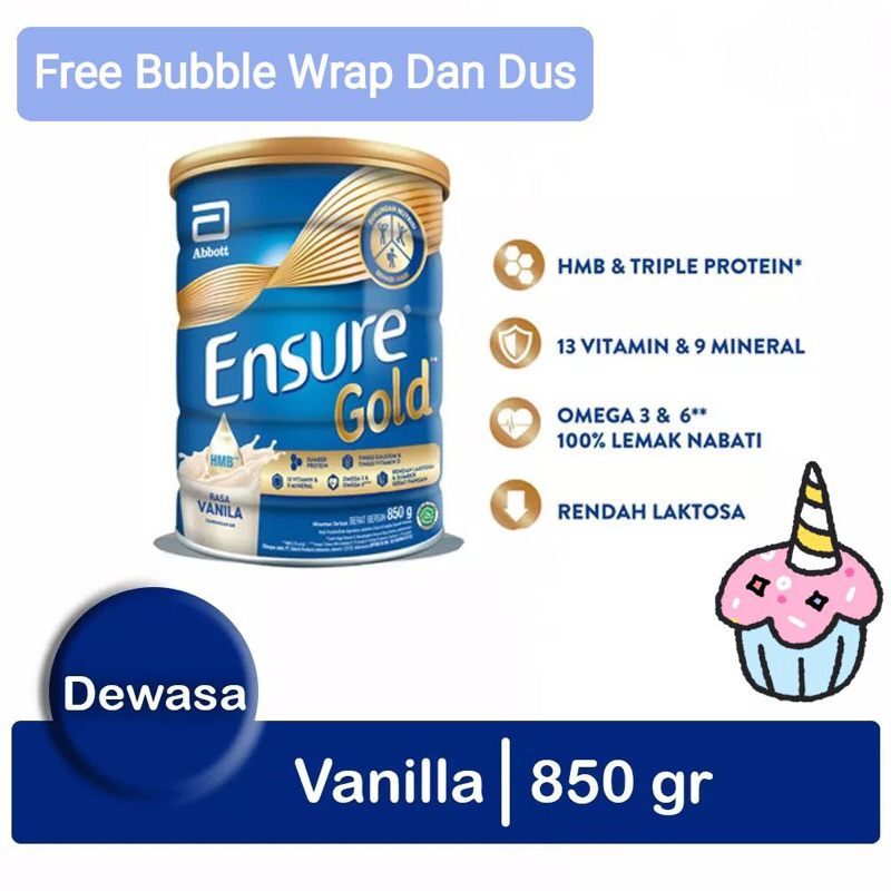 

Ensure Gold Vanila 800 Gram