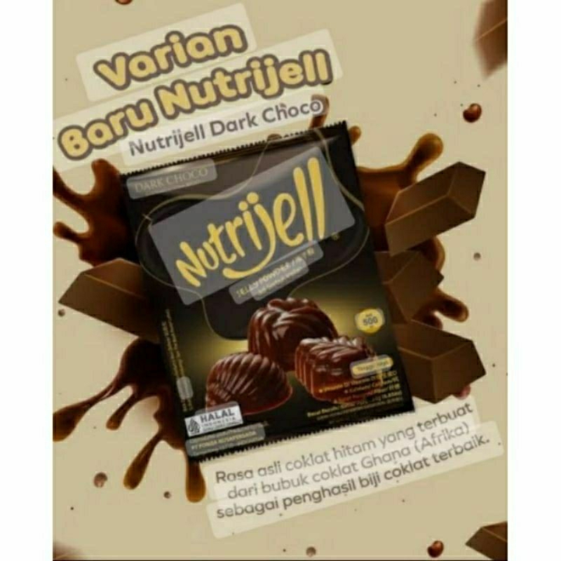 

NEW Nutrijell Dark Choco 24g