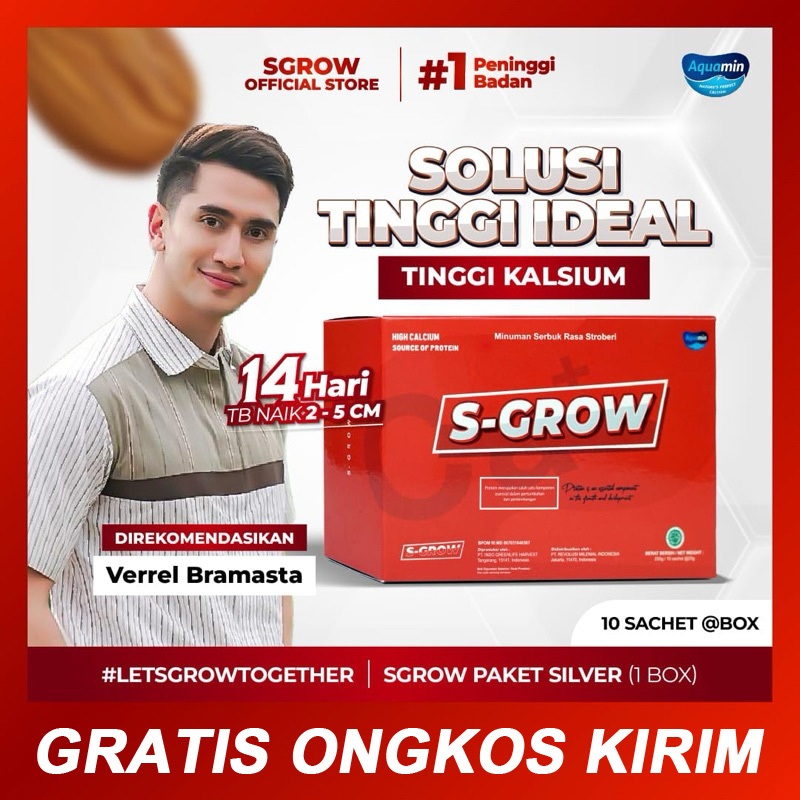 

Susu Penambah Tinggi Badan Remaja Dan Dewasa - S GROW Peninggi Badan Original