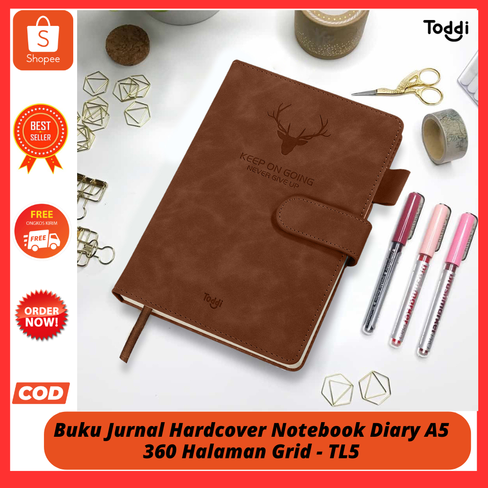 

Buku Jurnal Hardcover Notebook Diary A5 360 Halaman Grid - TL5