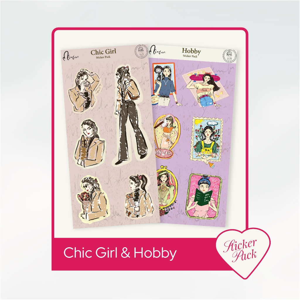 

Sticker Aesthetic Journaling Deco Sticker Sheet by mccartales