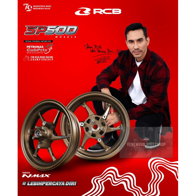 Velg RCB Racing Boy SP500 Yamaha Nmax Orinal Malaysia