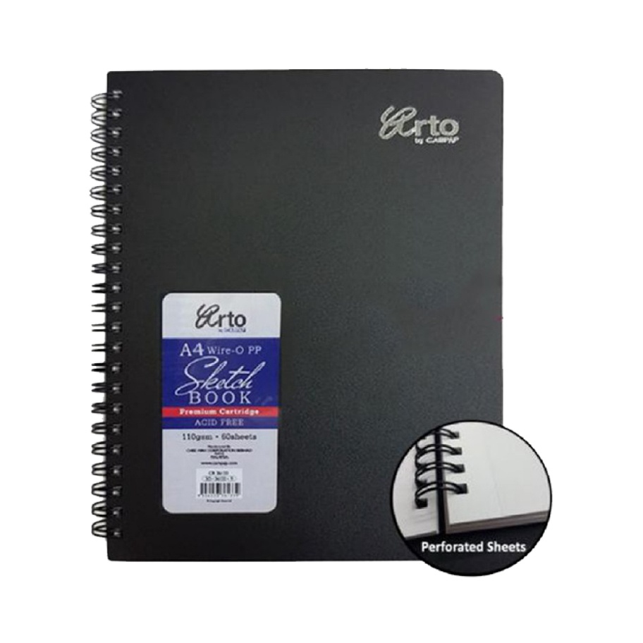 

IMPOR TERBARU Arto A4 Wire Bound Hard Back Sketchbook