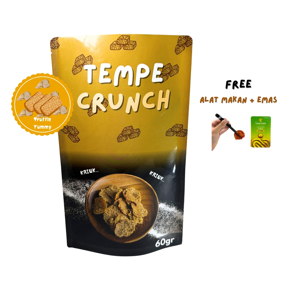 

Tempe Crunch Jamur Truffle 60 gr FREE EMAS + ALAT MAKAN