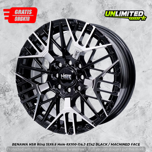 velg mobil murah benawa hsr r15 untuk avanza xenia brio agya mobilio two tone ring 15