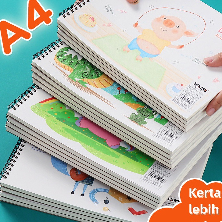 

ORDER SAJA GAN WaterColor Book Kertas Buku Lukis 35 Lembar Buku Gambar Desain Melukis Water Colour Paper Cat Air Tebal 1gsm Lukis