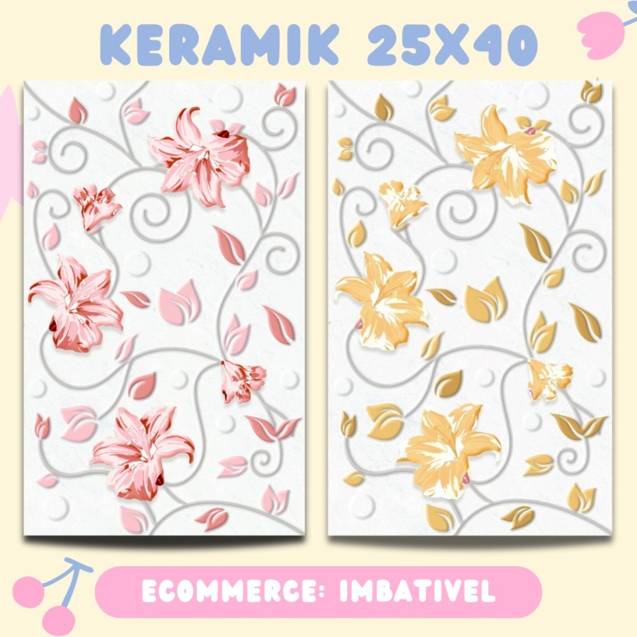 Keramik Dinding 25x40 UNO Romania │ Keramik Dinding Dapur / Keramik Kamar Mandi