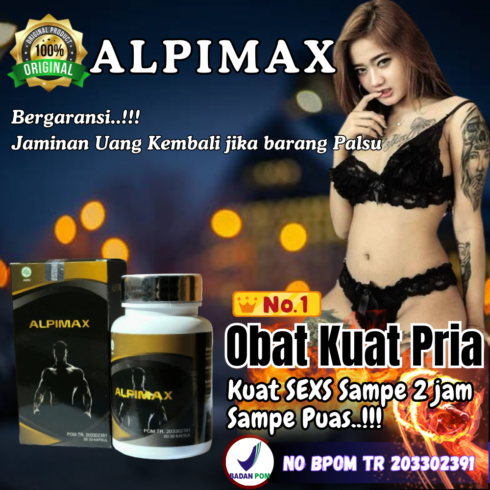 RESMI BPOM - OBAT KUAT PRIA Alpimax Naturafit tahan lama obat kuat herbal penambah stamina pria