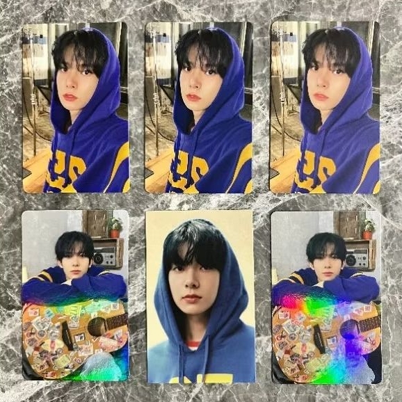 (RESTOCK) WTS ENHYPEN PHOTOCARD OFFICIAL HEESEUNG HOODIE CHARYBDIS ESSENTIAL UMS HEE GITAR