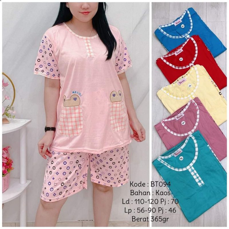 RESTOCKPiyama Dewasa mickey Piyama baju Tidur kaos Premium