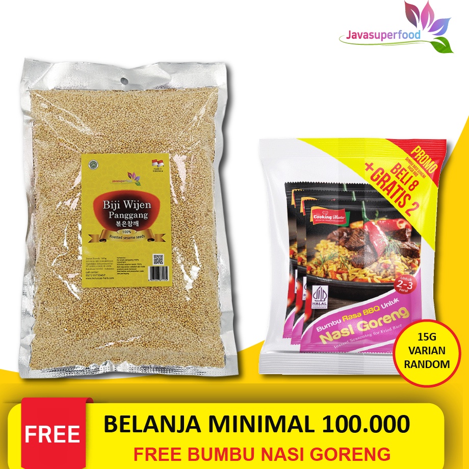 

STOCK MASIH BANYAK Biji Wijen Panggang Sesame Seeds Roasted 5g