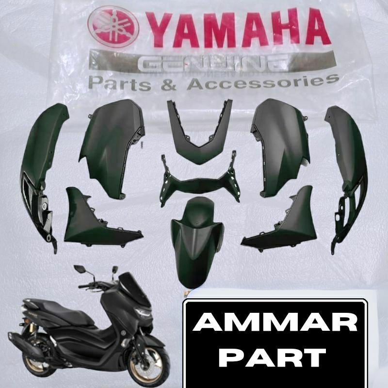 Paket Body Halus Full SET All New NMax 155 Warna Hitam Doff Halus original yamaha