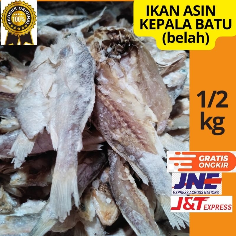 

ikan asin gulama/ikan asin kepala batu/ikan asin kepala batu belah 500gr 1/2 kilogram