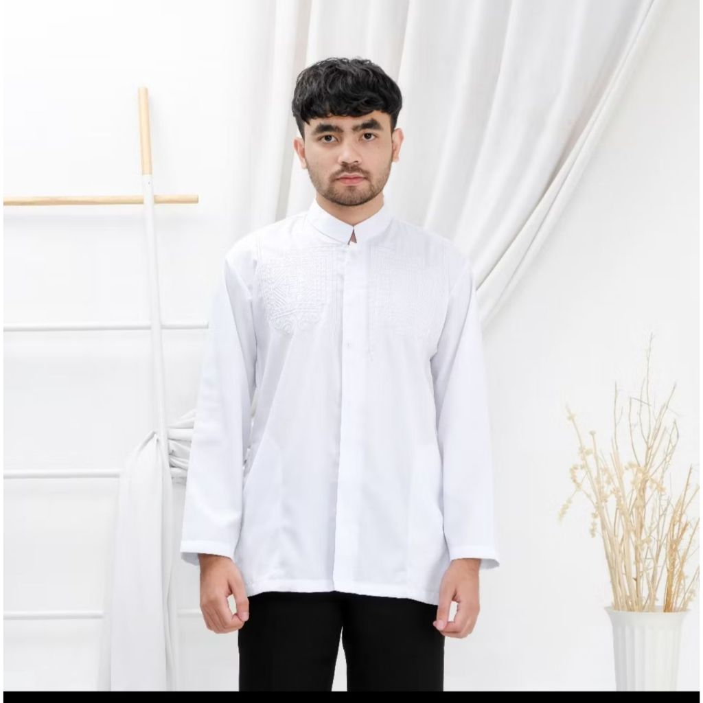 Baju koko dewasa Al-Amin lengan panjang termurah/terlaris
